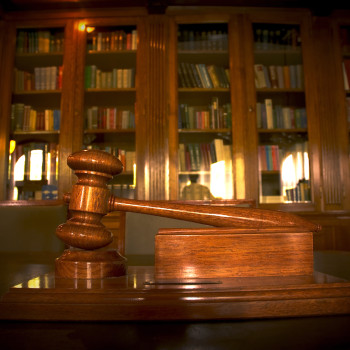 Judge's gavel photo of Judge's gavel in the library
